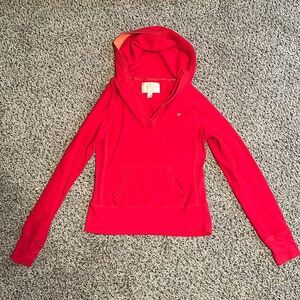 American eagle outfitters red hoodie size small red